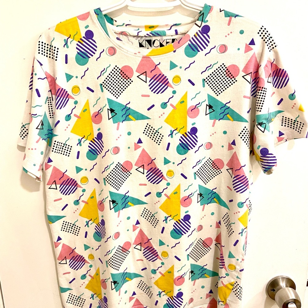 Vintage 80’s geometric top